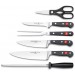 Wusthof Classic 12-piece Knife Block made ash wood in black colour