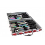 Pradel Excellence 12- piece Knife Case - blades with titanium coating