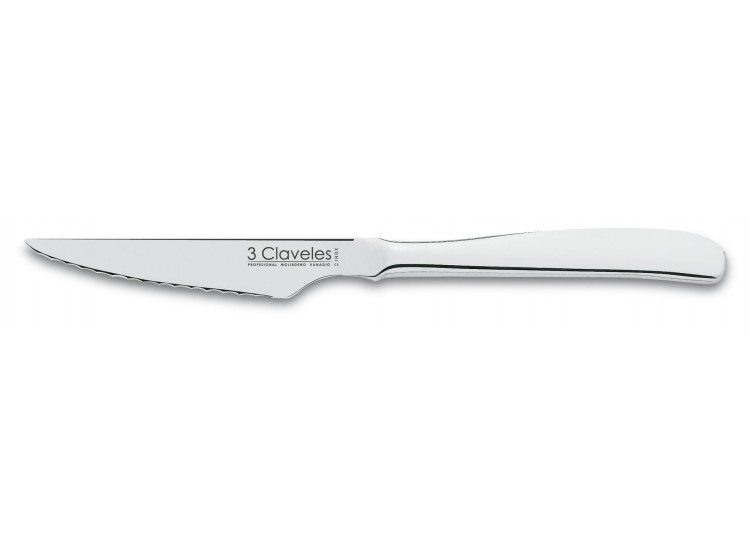3 Claveles Table Steak Knife with serrated edge 11cm