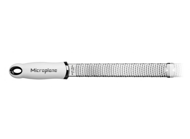 Microplane Premium Zester-Grater , stainless steel blade - white handle