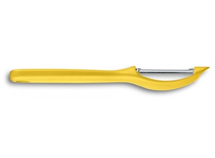 Victorinox Universal Peeler with serrated edge blade - yellow colour