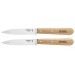 Opinel N112 2-piece Paring Knife Set, 10cm with beech wood handles