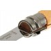 Opinel Slim N°10 with beech wood handle + Virobloc Safety Ring