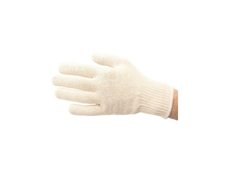 Raw Cotton Underglove adapted to stainless steel protective glove - unique size