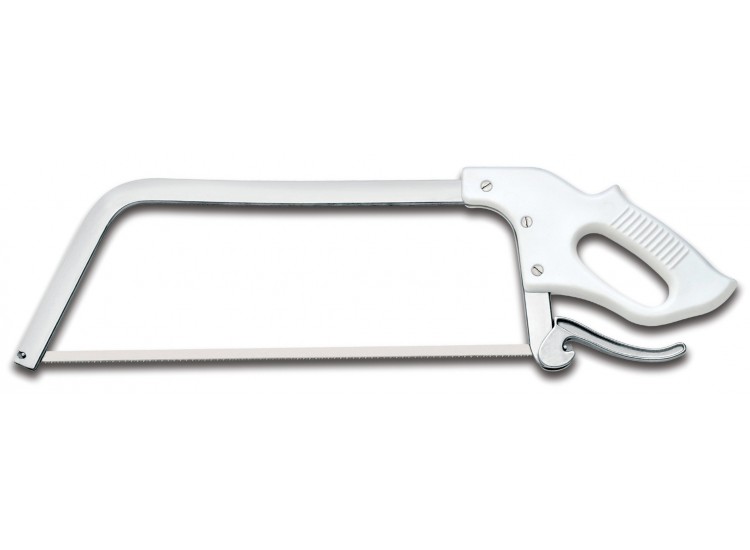 Fischer American-Style Butcher's Saw 50cm with white, ergonomic handle