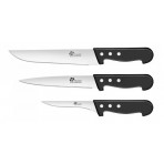 Pradel Excellence 3-piece Butcher Knife Set - Triple-riveted handles
