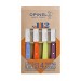 Opinel n°112 Set of 4 Paring Knives 10cm with colourful handles