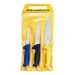 Dick Ergogrip 3-piece Butcher Knife Set - Ergonomic multicoloured handles