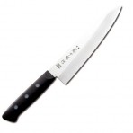 Tojiro DP Eco Japanese Chef Knife 18cm - black, riveted handle