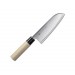 Tojiro ZEN Santoku Knife 16.5cm with white oak handle