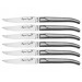 Laguiole Bougna 6-piece Table Knife Set in Wooden Gift Box
