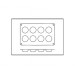 Professional 8-Cup Silicone Baking Mould 30 x 17.5 cm