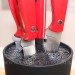 Au Nain Bistronome Universal Block with 4 Steak Knives - red handles
