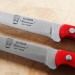 Au Nain Bistronome Universal Block with 4 Steak Knives - red handles
