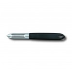 Victorinox Peeler with serrated edge blade - black colour
