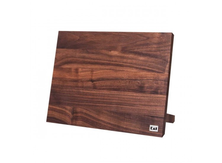 Kai Magnetic Knife Block made of walnut wood