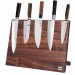 Kai Magnetic Knife Block made of walnut wood