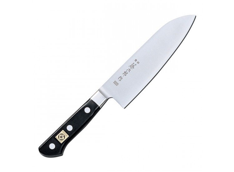 Tojiro DP Santoku Knife 17cm with eco-wood handle