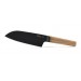 BergHOFF Ron Titan Ashwood Santoku Knife 16cm - black titanium coating