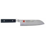 Kasumi Masterpiece Santoku Knife damascus steel blade 18cm