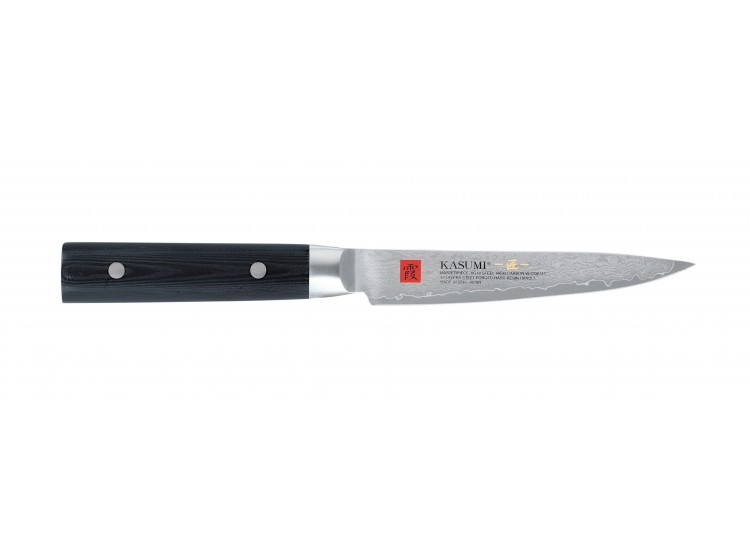 Kasumi Masterpiece Japanese Paring Knife damascus steel blade 12cm