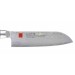 Kasumi Masterpiece Santoku Knife damascus steel blade 13cm