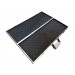Empty black case for kitchen knives with foam interior