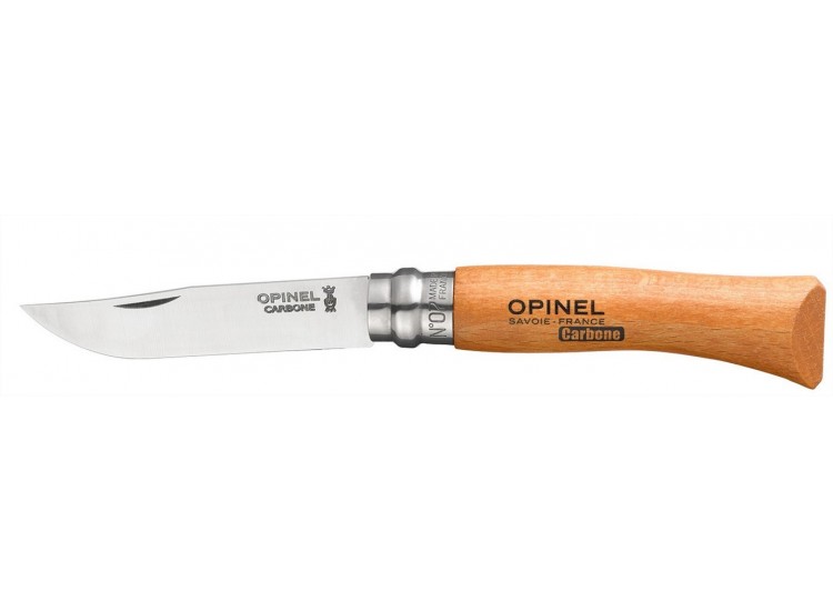 Opinel Tradition N&deg;7 folding knife, carbon steel blade 8cm