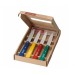 Opinel n°112 Knife Set - 4 Paring Knives 10cm with colourful handles