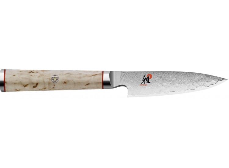 Miyabi 5000MCD Shotoh Paring Knife 9cm damascus blade, birchwood handle