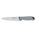 Fischer Sandvik Skinning Knife 17cm black handle with grey elastomer
