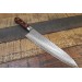 Jikko Mahogany Tsuchime Japanese Chef Knife 21cm damascus steel blade