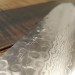 Jikko Mahogany Tsuchime Japanese Chef Knife 21cm damascus steel blade