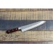 Jikko Mahogany Tsuchime Japanese Chef Knife 18cm damascus steel blade