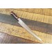 Jikko Mahogany Tsuchime Japanese Carving Knife 24cm damascus steel blade