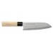 Jaku 4-piece Japanese Knife Set: Nakiri + Santoku + Deba + Sashimi