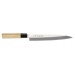 Jaku 4-piece Japanese Knife Set: Nakiri + Santoku + Deba + Sashimi