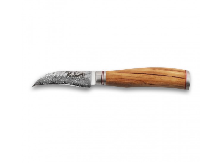 Wusaki Damas VG10 Peeling Knife 9cm olive wood handle