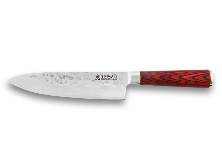 Wusaki Pakka X50 Chef Knife 20cm pakkawood handle