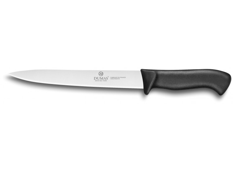 32 Dumas Thermo Black Skinning Knife flexible blade 20cm
