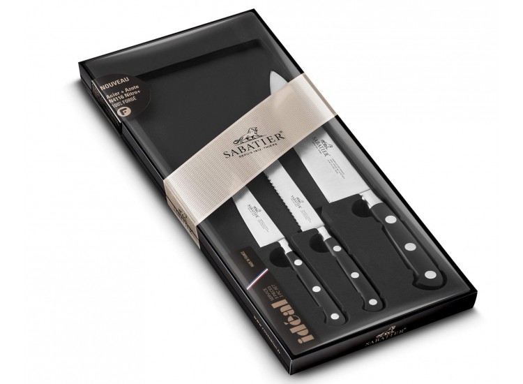 Sabatier Ideal 100% Forged Set with 3 kitchen knives
