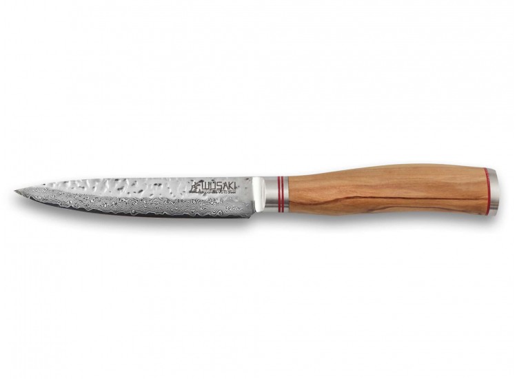 Wusaki Damas VG10 Utility Knife 12cm olive wood handle