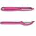 Victorinox Universal Peeler with serrated blades - pink handle
