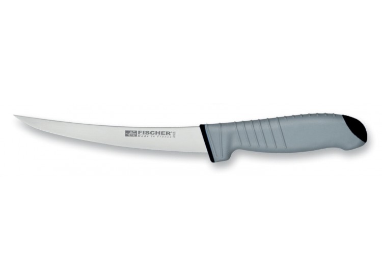 Fischer Sandvik Semi-flexible Boning Knife13cm black, bi-material handle