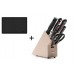 Wusthof Classic 6-piece Knife Block Set + cutting board