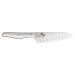 Kai Seki Magoroku Shoso Santoku Knife scalloped blade 16.5cm
