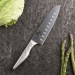Kai Seki Magoroku Shoso Santoku Knife scalloped blade 16.5cm