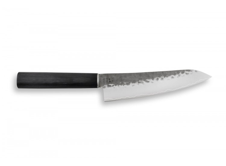 Shizu Hamono Yamato Hammered Santoku Knife 18cm