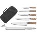 Sabatier Perigord Knife Bag with 5-piece knife set + 1 sharpening steel