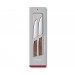 Victorinox Swiss Modern 2-piece steak knife set 12cm walnut wood handle